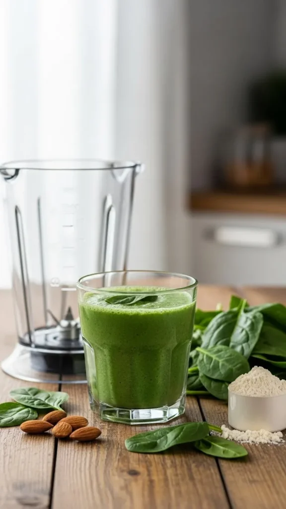 Green Spinach Protein Shake