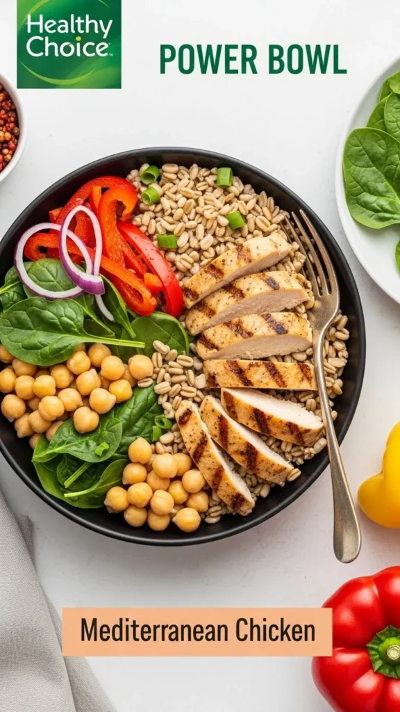 Healthy Choice Power Bowl Mediterranean Chicken