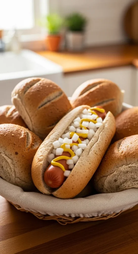 High Fiber Low Calorie Hot Dog Buns