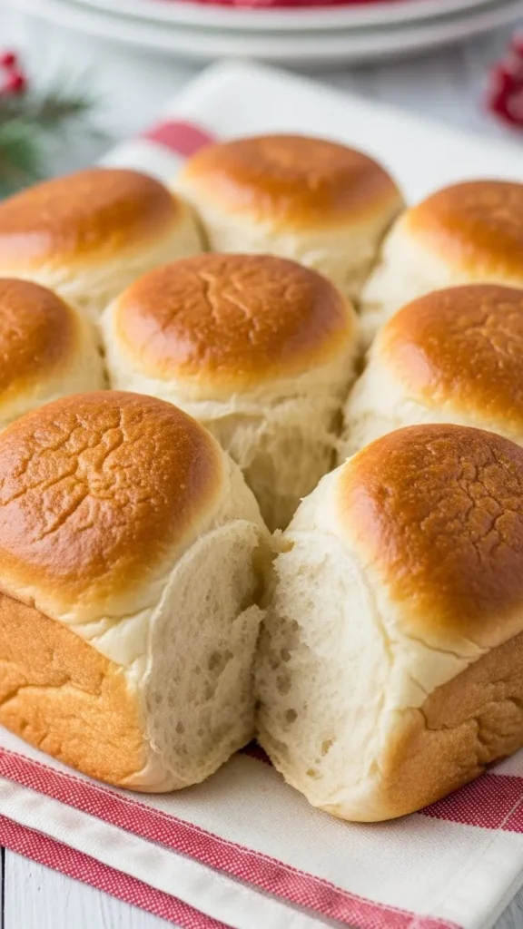 Holiday Style Pull Apart Gluten Free Dinner Rolls
