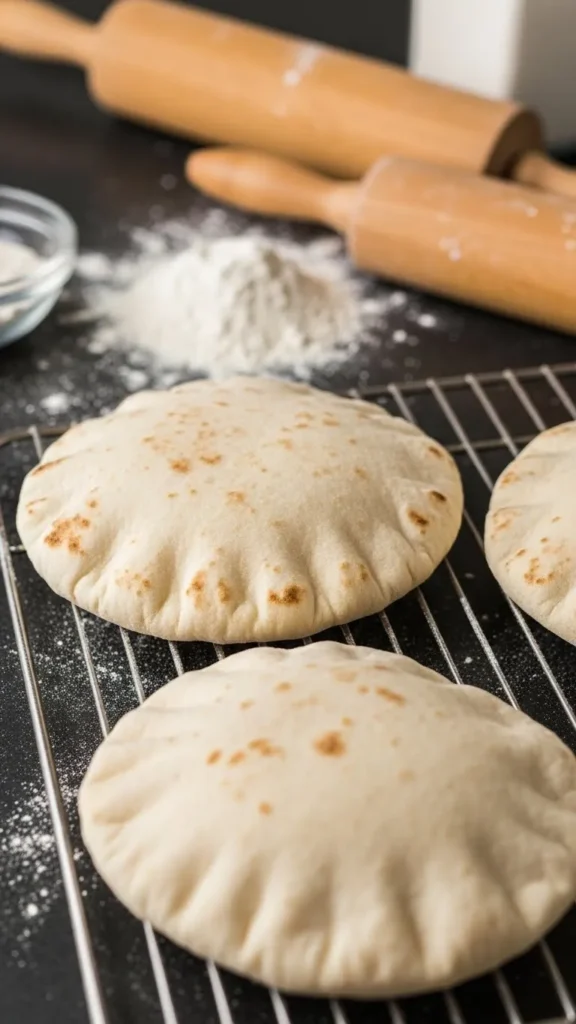 Homemade Low Calorie Pita Bread