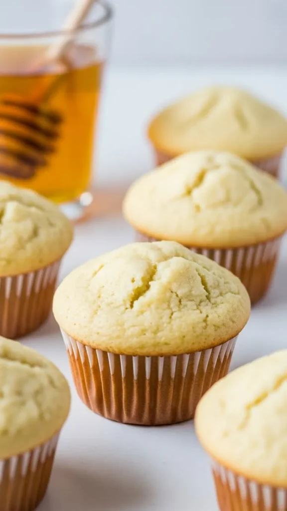 Honey Sweetened Greek Yogurt Apple Muffins