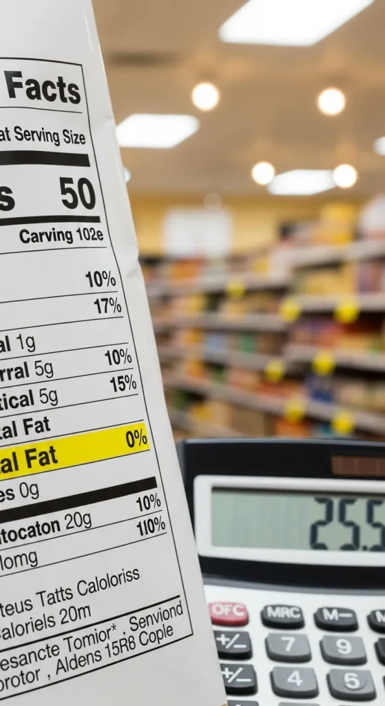 How to Use Nutrition Labels to Find Fat Calories