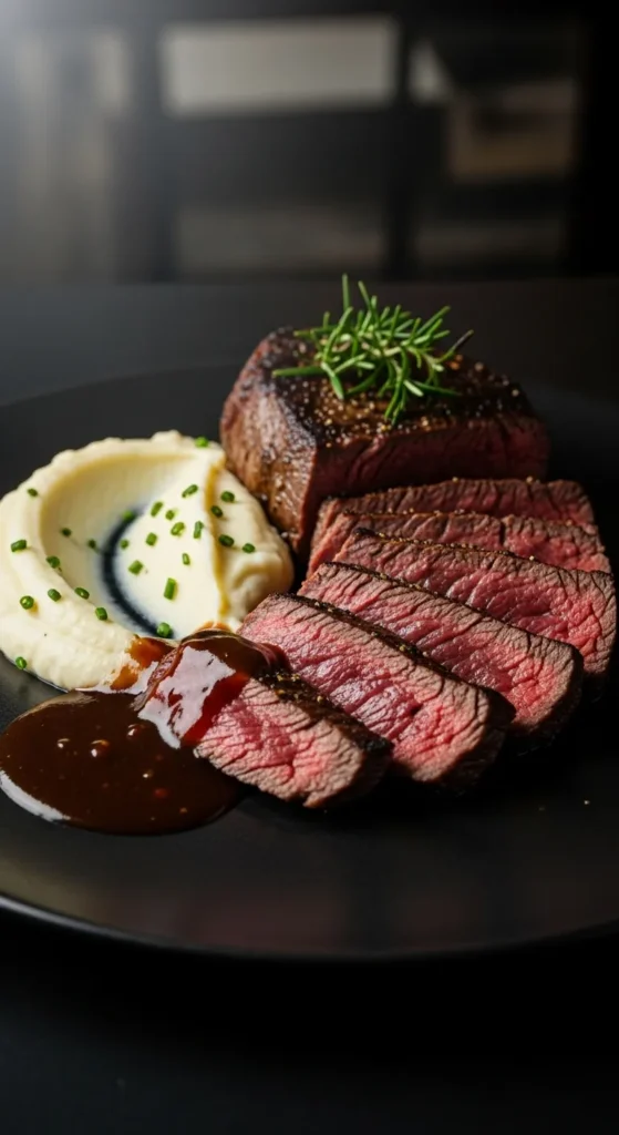 Lean Beef with Mashed Cauliflower