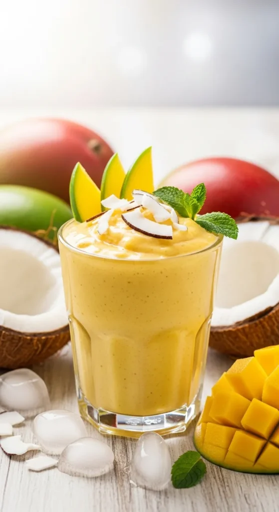 Mango Coconut Protein Shake