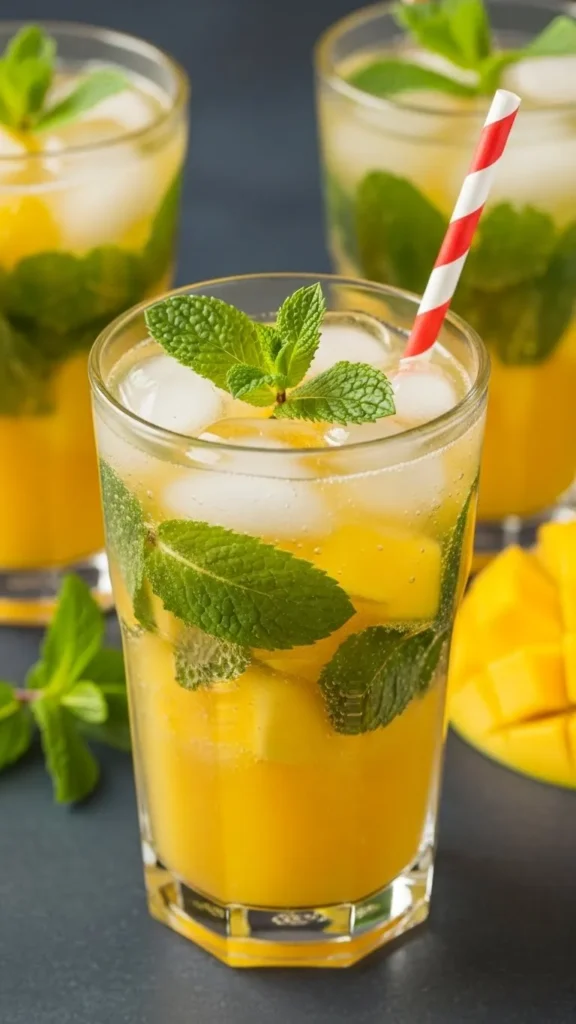 Mango Mint Mocktail