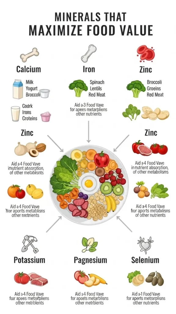 Minerals That Maximize Food Value