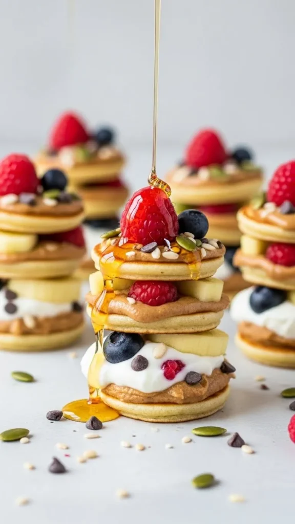 Mini Pancake Stacks
