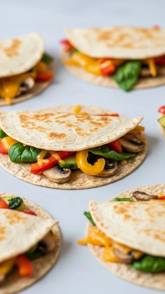 Mini Veggie Quesadillas