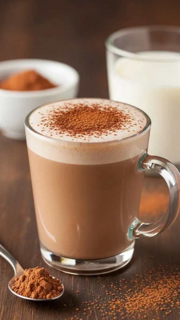 Mocha with Cocoa Powder and Stevia