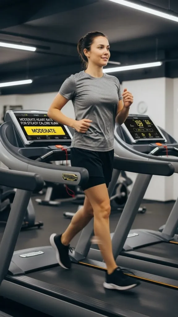 Moderate Heart Rate for Steady Calorie Burn