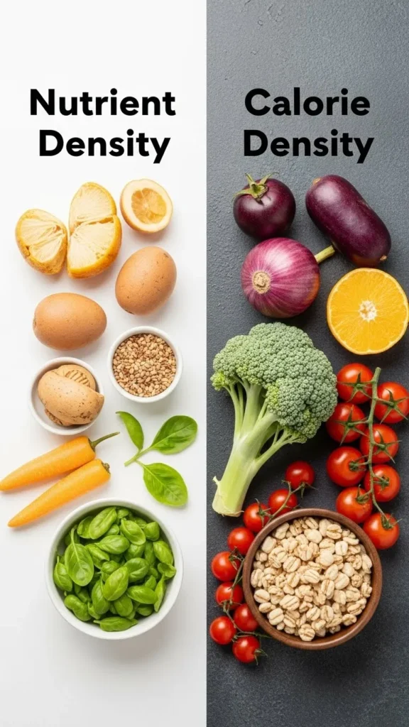 Nutrient Density vs. Calorie Density