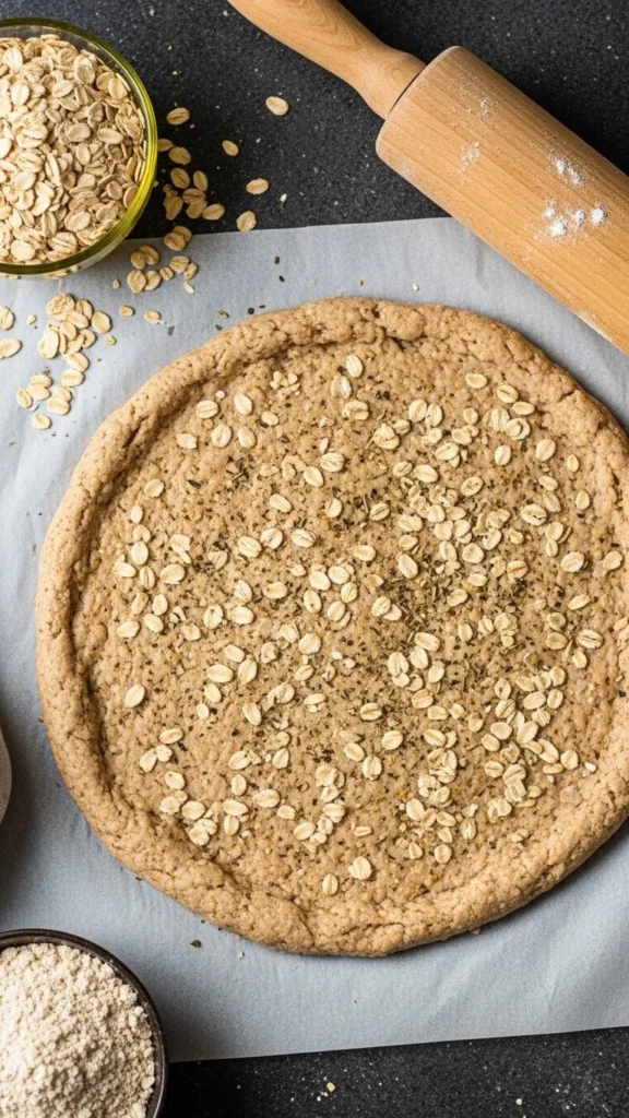 Oat Flour Pizza Crust