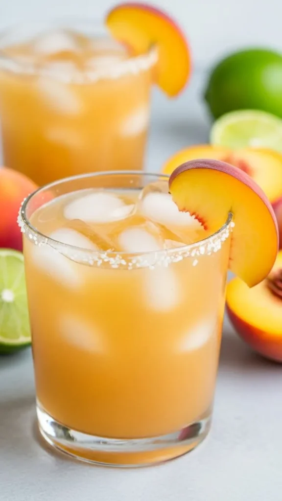 Peach Skinny Margarita