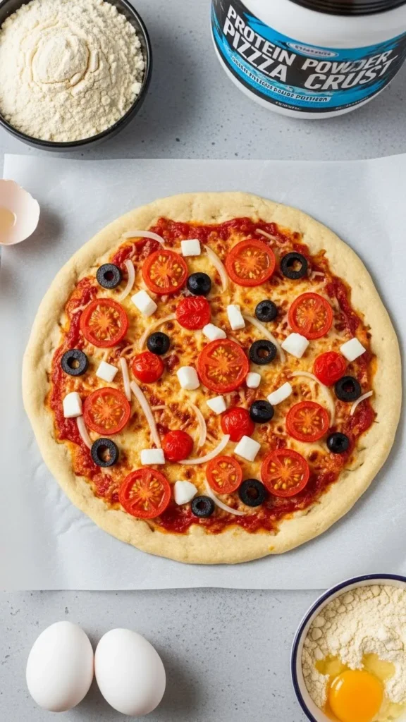 Protein Powder Pizza Crust