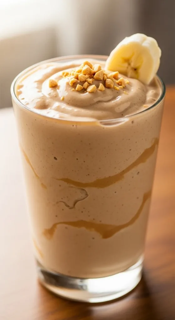 Protein Smoothie with Peanut Butter