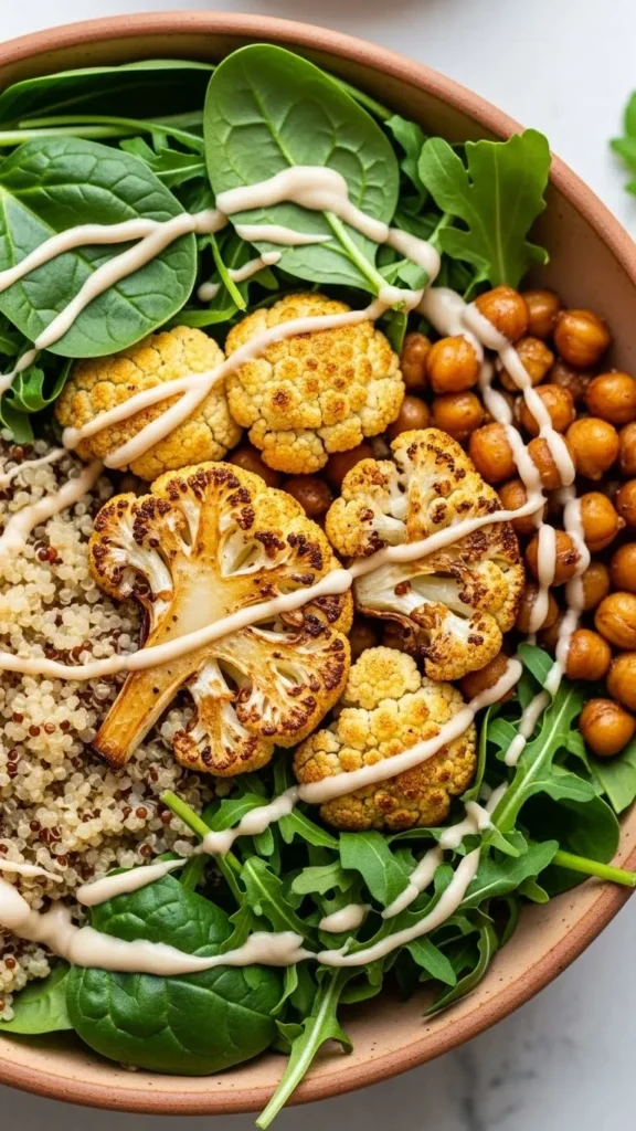 Roasted Cauliflower Power Bowl