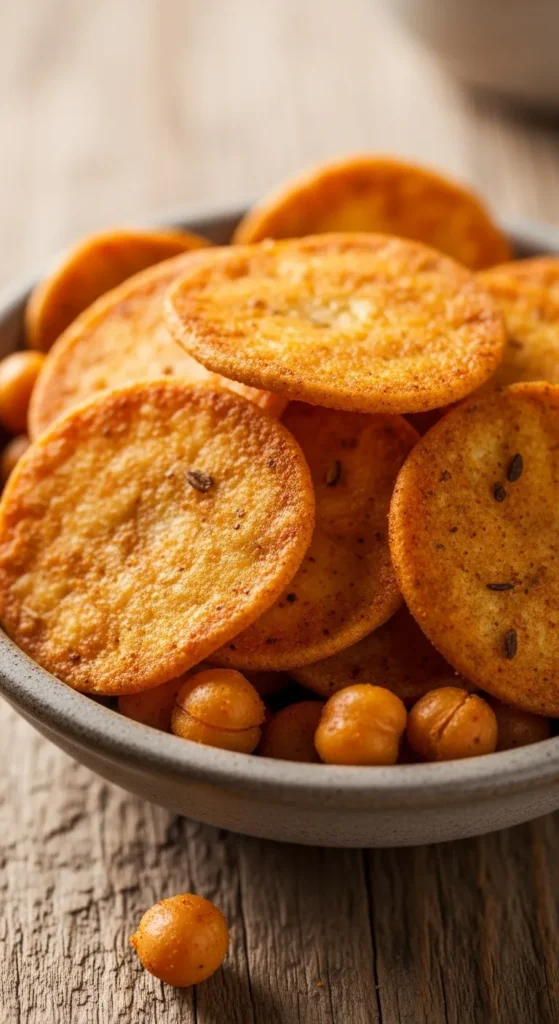 Roasted Chickpea Chips