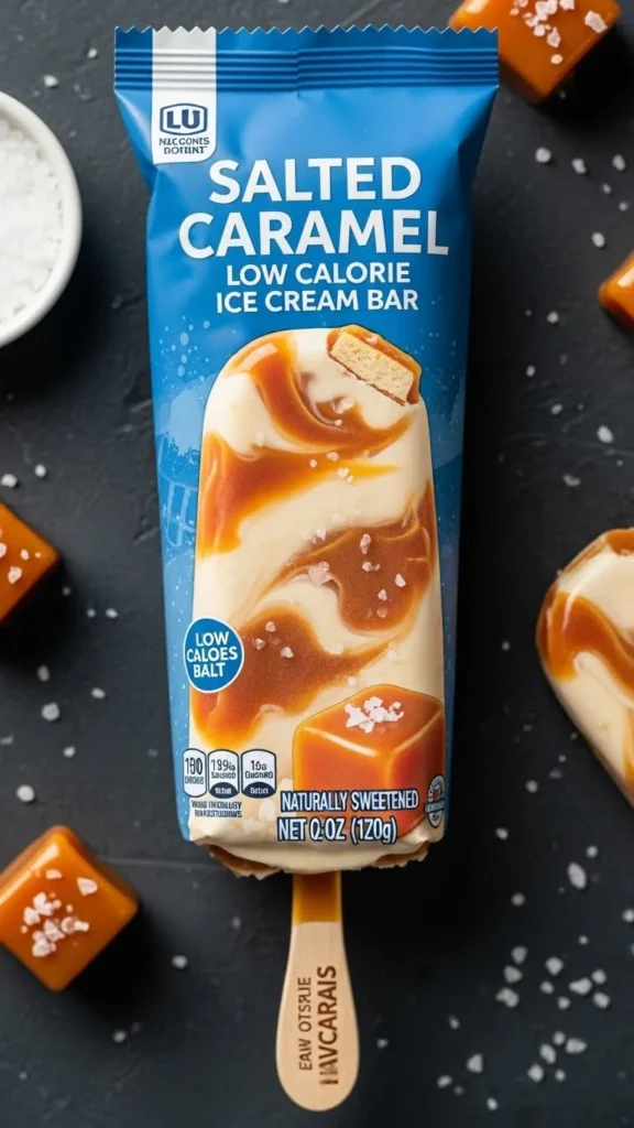 Salted Caramel Low Calorie Ice Cream Bar