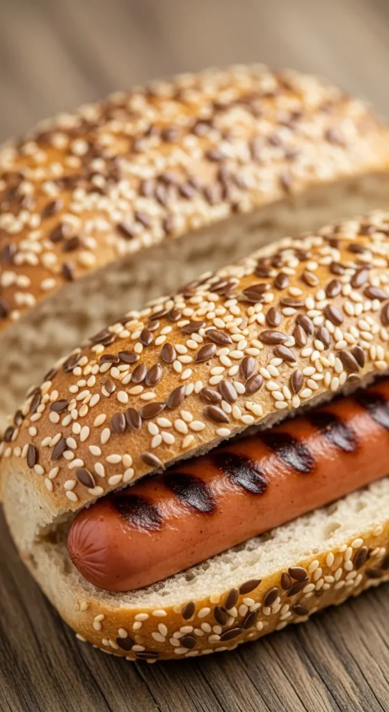 Seeded Low Calorie Hot Dog Buns