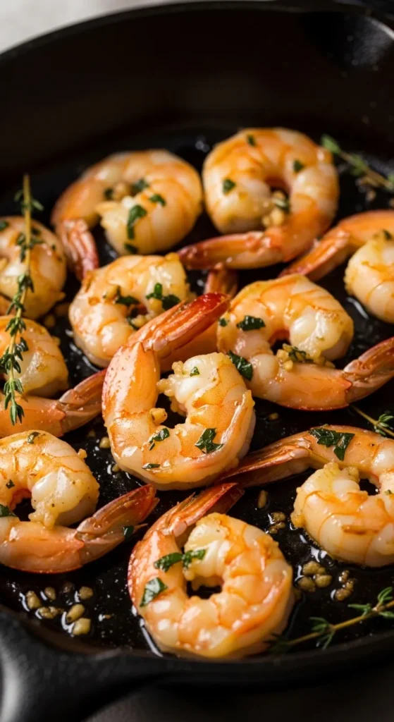 Shrimp Garlic Skillet