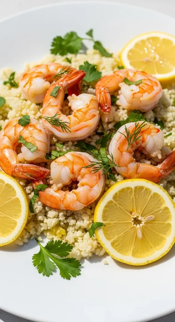 Shrimp with Cauliflower Rice