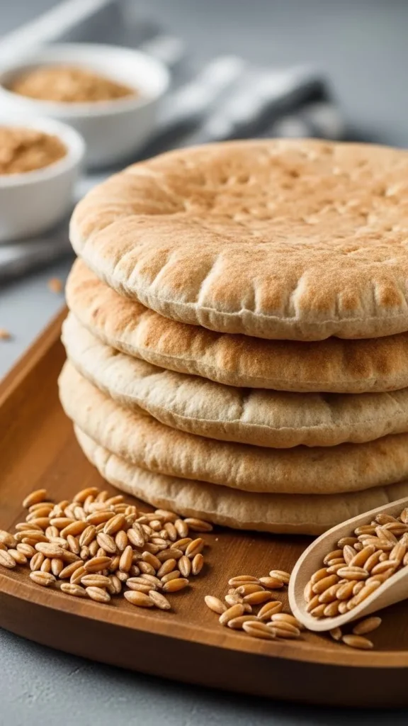 Spelt Low Calorie Pita Bread