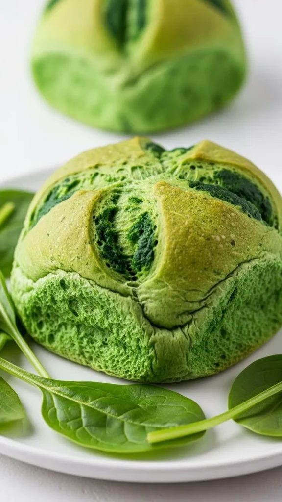 Spinach Infused Bun