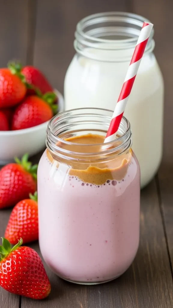 Strawberry Almond Delight Shake