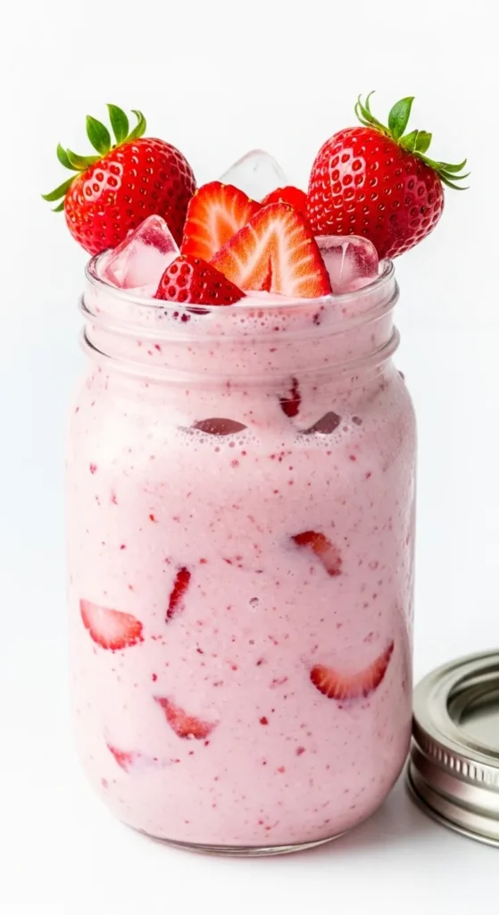 Strawberry Greek Yogurt Protein Shake