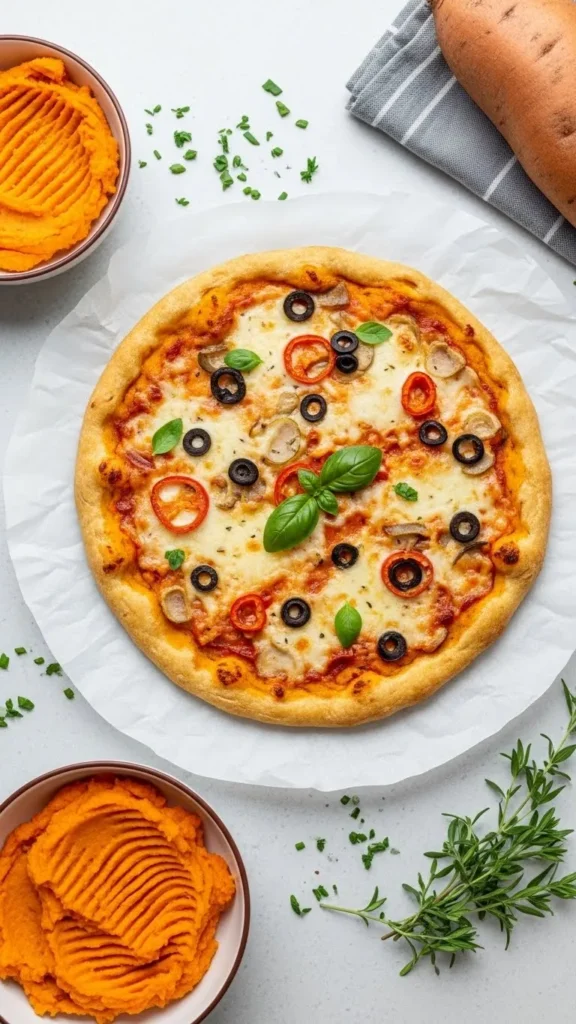 Sweet Potato Pizza Crust
