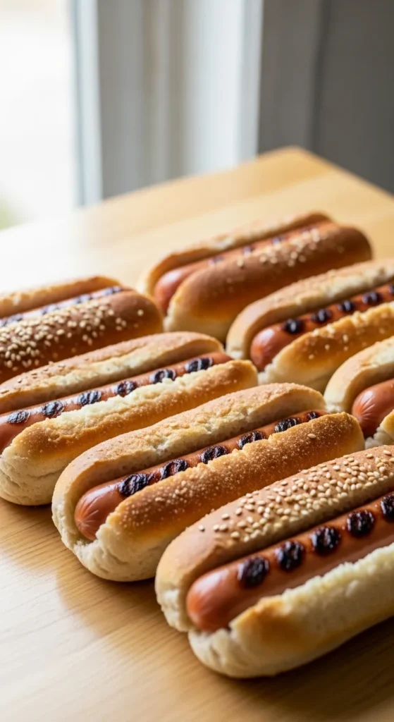 Thin Sliced Low Calorie Hot Dog Buns