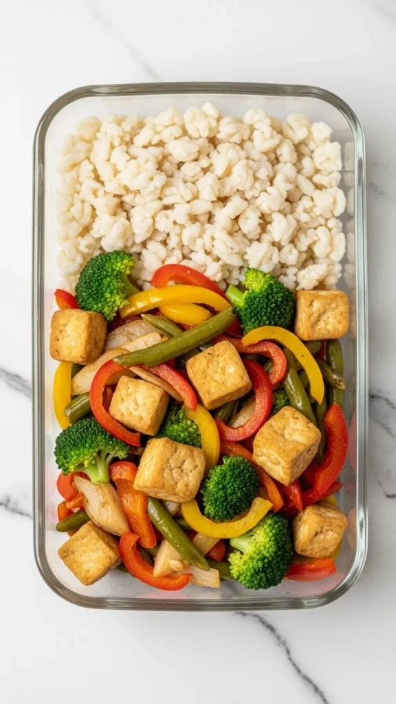 Tofu & Mixed Vegetable Stir Fry
