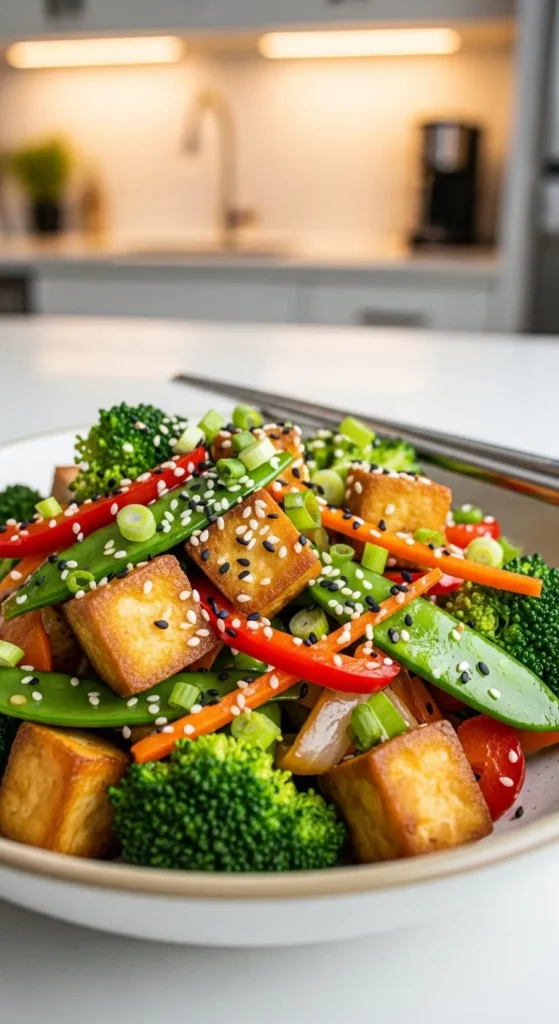 Tofu and Vegetable Stir Fry