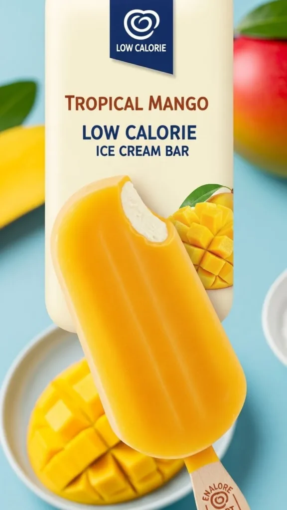 Tropical Mango Low Calorie Ice Cream Bar