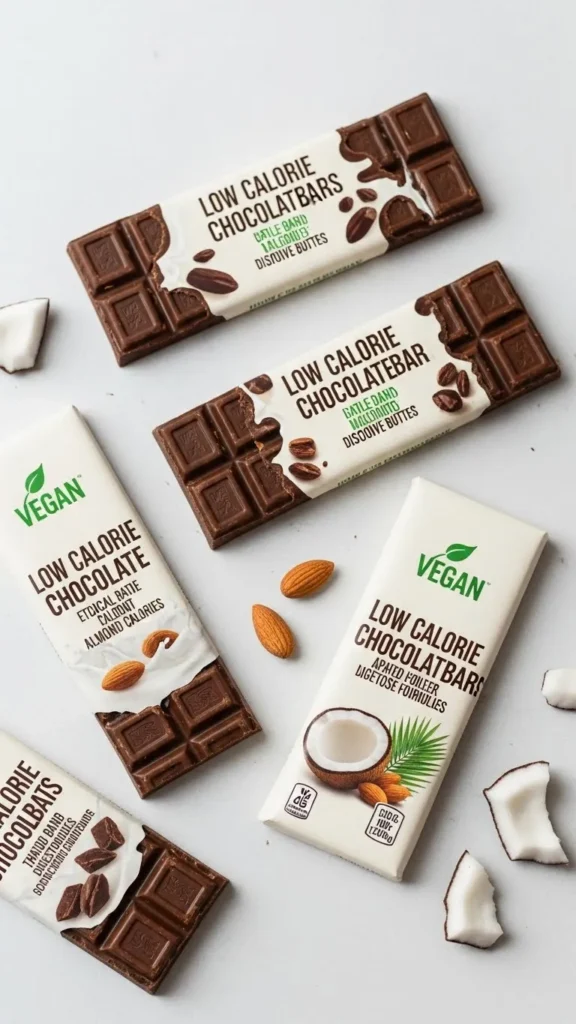 Vegan Low Calorie Chocolate Bars