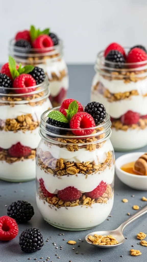 Yogurt Parfait Jars