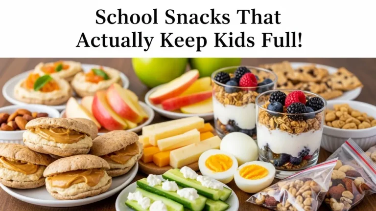 healthy snacks for school