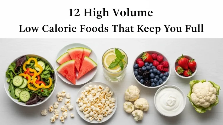 high volume low calorie