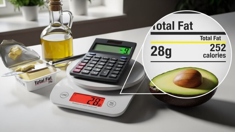 how to calculate calories from fat