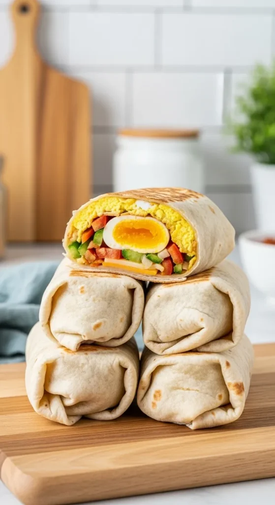 Freezer Friendly Breakfast Burritos