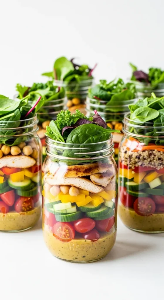 Mason Jar Salads That Don’t Get Soggy