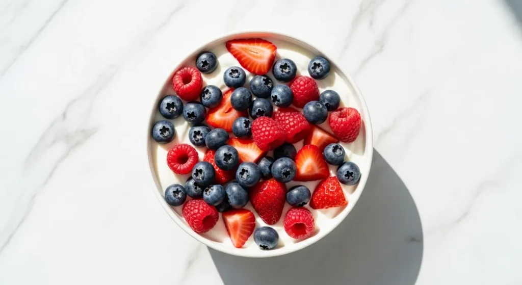 Greek Yogurt with Fresh Berries