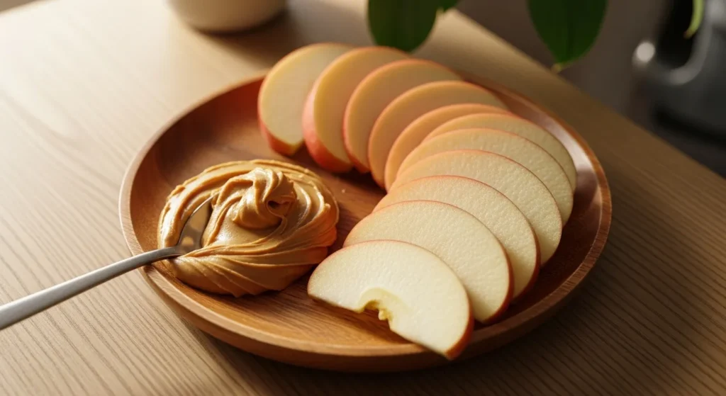 Apple Slices with Peanut Butter