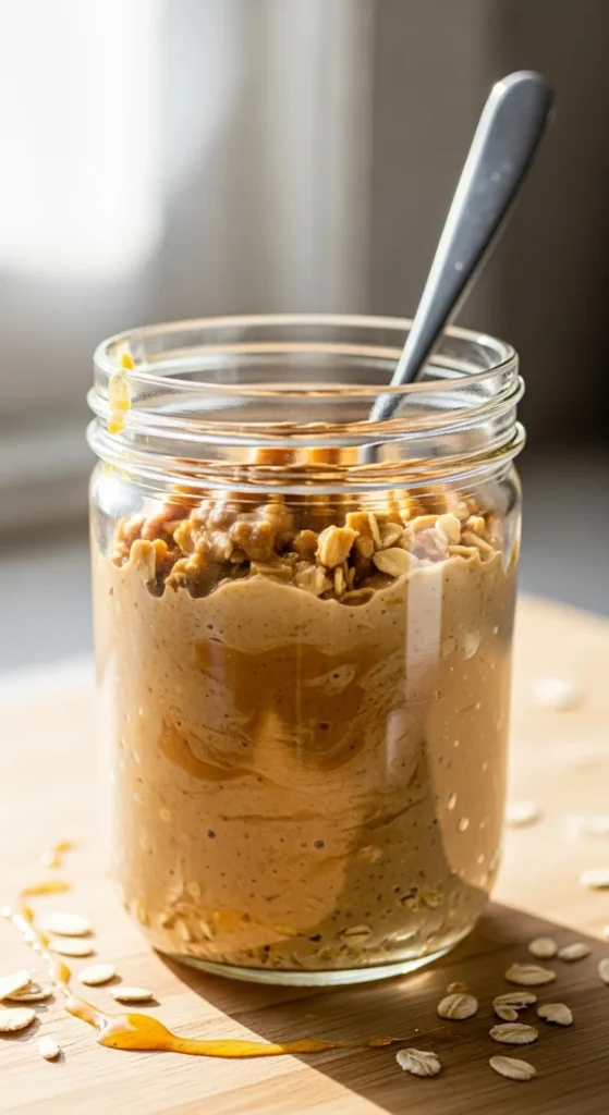 No Cook Peanut Butter Oats