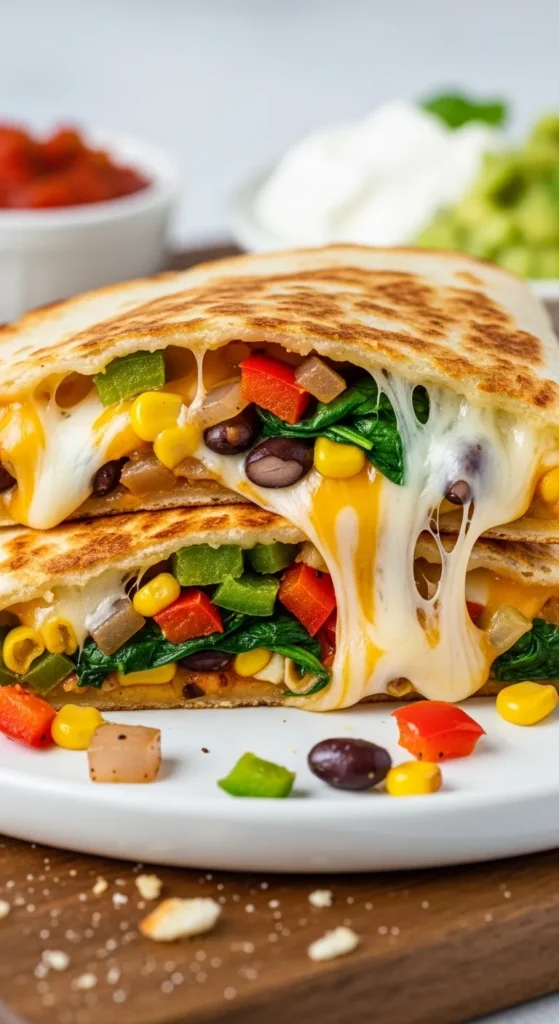 Cheesy Veggie Quesadillas
