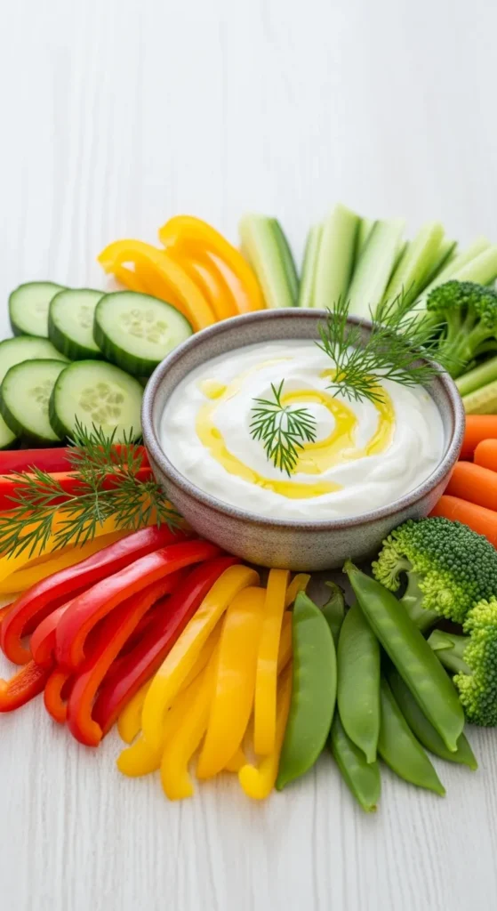 Creamy Yogurt Veggie Dip