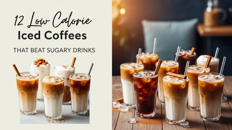 low calorie iced coffee