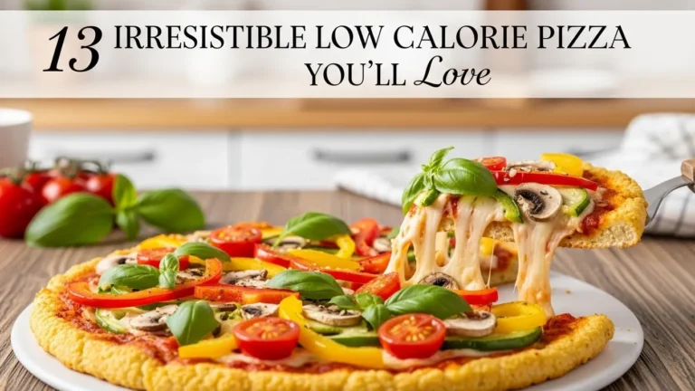 low calorie pizza crust