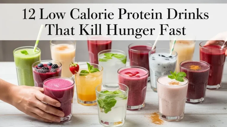 low calorie protein drinks